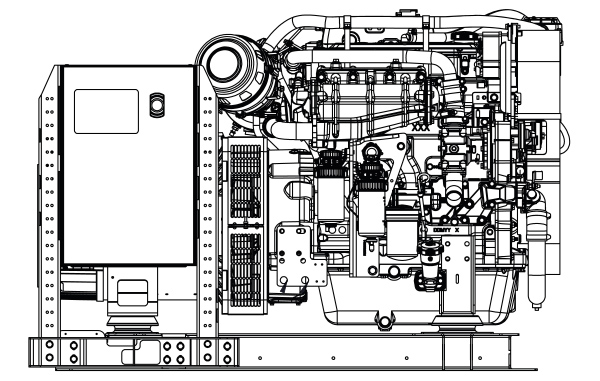 Commercial Marine Generator | ZAJDMG0555HEOU