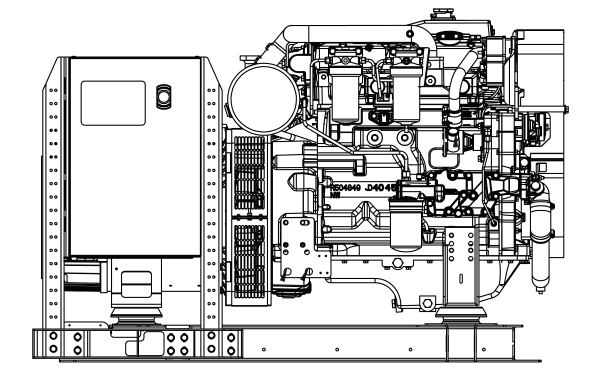 Commercial Marine Generator | ZAJDMG0805HEOU