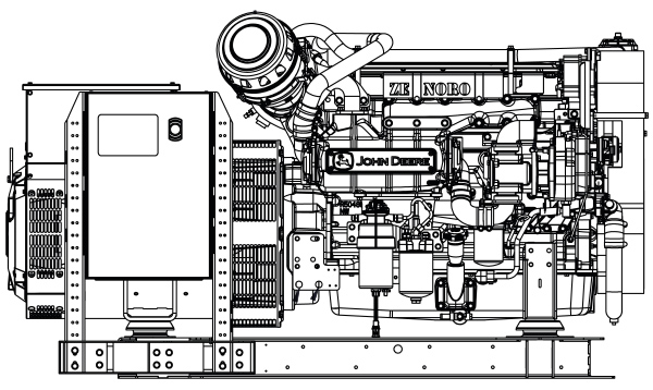 Commercial Marine Generator | ZAJDMG1255HEOU