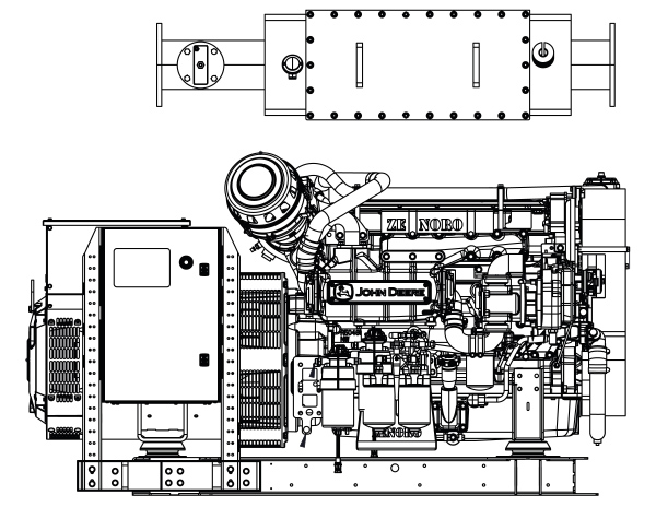 Commercial Marine Generator | ZAJDMG1505HEOU