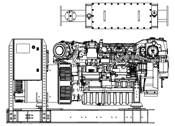 Commercial Marine Generator | ZAJDMG1755HEOU