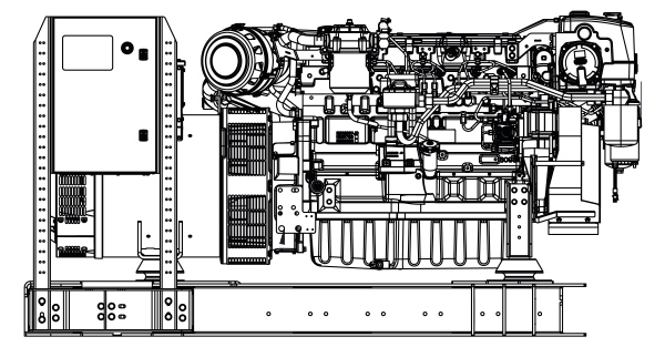 Commercial Marine Generator | ZAJDMG1755HEOU