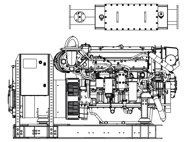 Commercial Marine Generator | ZAJDMG2505HEOU
