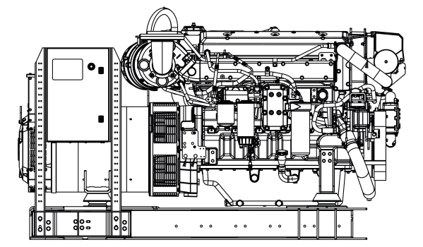 Commercial Marine Generator | ZAJDMG2505HEOU