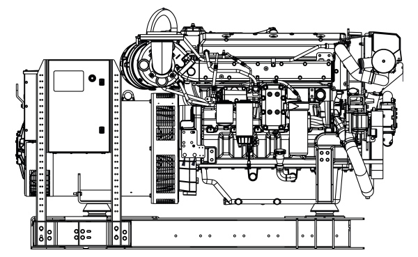 Commercial Marine Generator | ZAJDMG3005HEOU